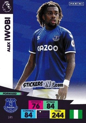 Cromo Alex Iwobi - English Premier League 2020-2021. Adrenalyn XL - Panini