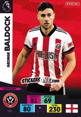 Sticker George Baldock - English Premier League 2020-2021. Adrenalyn XL n. 192 - Panini
