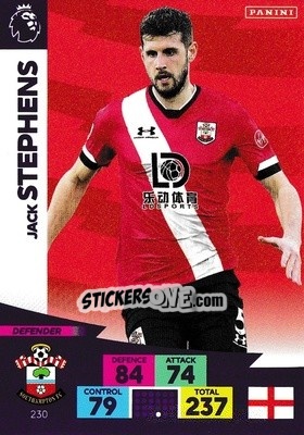 Cromo Jack Stephens - English Premier League 2020-2021. Adrenalyn XL n. 230 - Panini