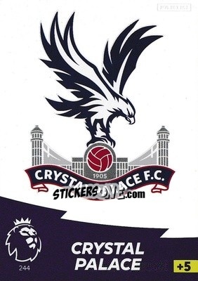 Sticker Club Badge - English Premier League 2020-2021. Adrenalyn XL n. 244 - Panini