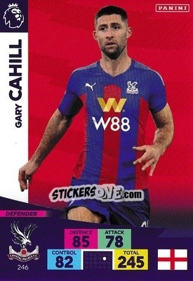 Figurina Gary Cahill - English Premier League 2020-2021. Adrenalyn XL - Panini