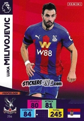 Sticker Luka Milivojevic - English Premier League 2020-2021. Adrenalyn XL n. 256 - Panini