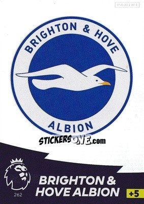 Sticker Club Badge - English Premier League 2020-2021. Adrenalyn XL n. 262 - Panini