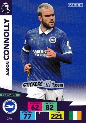 Cromo Aaron Connolly - English Premier League 2020-2021. Adrenalyn XL - Panini