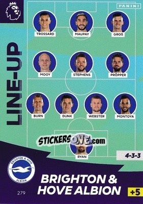 Sticker Line-Up - English Premier League 2020-2021. Adrenalyn XL - Panini