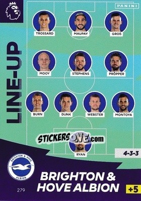 Sticker Line-Up - English Premier League 2020-2021. Adrenalyn XL n. 279 - Panini