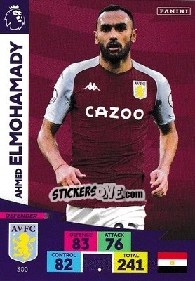 Sticker Ahmed Elmohamady - English Premier League 2020-2021. Adrenalyn XL n. 300 - Panini