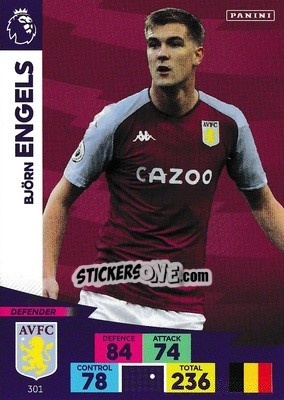 Sticker Bjorn Engels - English Premier League 2020-2021. Adrenalyn XL - Panini