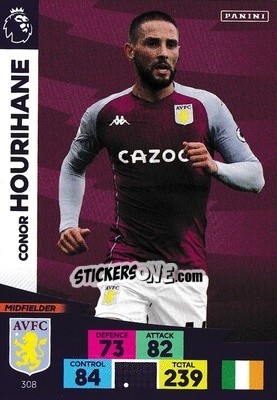 Sticker Conor Hourihane - English Premier League 2020-2021. Adrenalyn XL n. 308 - Panini