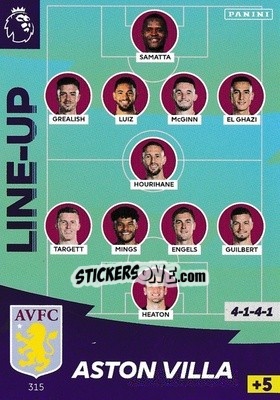 Cromo Line-Up - English Premier League 2020-2021. Adrenalyn XL - Panini