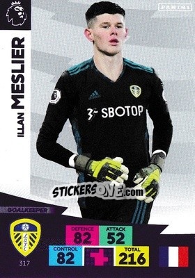 Sticker Illan Meslier - English Premier League 2020-2021. Adrenalyn XL n. 317 - Panini