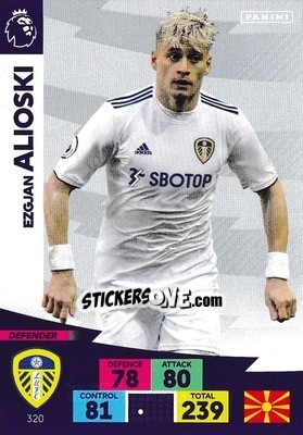 Sticker Ezgjan Alioski - English Premier League 2020-2021. Adrenalyn XL n. 320 - Panini
