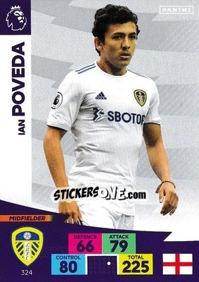 Sticker Ian Poveda - English Premier League 2020-2021. Adrenalyn XL n. 324 - Panini