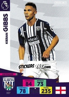 Sticker Kieran Gibbs - English Premier League 2020-2021. Adrenalyn XL - Panini