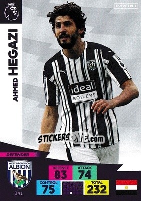 Sticker Ahmed Hegazi - English Premier League 2020-2021. Adrenalyn XL n. 341 - Panini