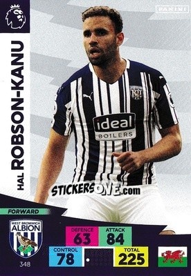 Sticker Hal Robson-Kanu - English Premier League 2020-2021. Adrenalyn XL n. 348 - Panini