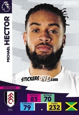 Sticker Michael Hector - English Premier League 2020-2021. Adrenalyn XL - Panini