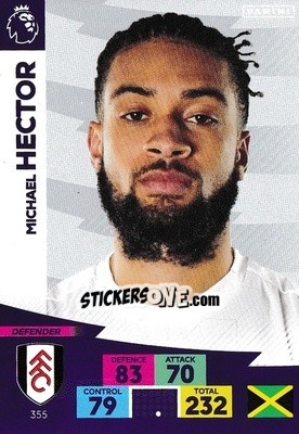 Figurina Michael Hector - English Premier League 2020-2021. Adrenalyn XL - Panini