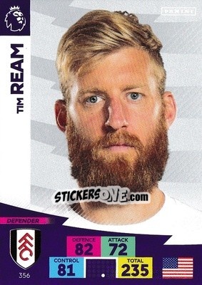 Sticker Tim Ream - English Premier League 2020-2021. Adrenalyn XL n. 356 - Panini