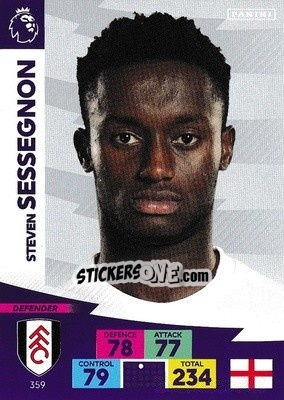 Sticker Steven Sessegnon - English Premier League 2020-2021. Adrenalyn XL n. 359 - Panini