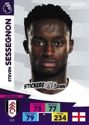 Cromo Steven Sessegnon - English Premier League 2020-2021. Adrenalyn XL - Panini