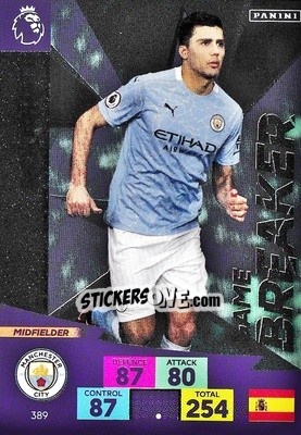 Sticker Rodrigo - English Premier League 2020-2021. Adrenalyn XL n. 389 - Panini