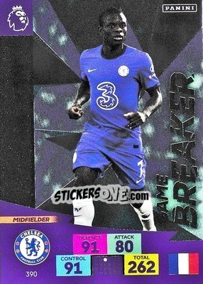 Cromo N'Golo Kante - English Premier League 2020-2021. Adrenalyn XL - Panini