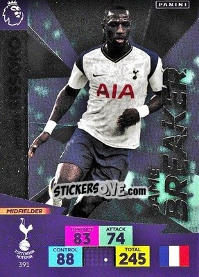 Sticker Moussa Sissoko - English Premier League 2020-2021. Adrenalyn XL n. 391 - Panini