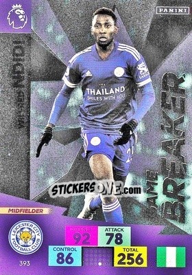 Cromo Wilfred Ndidi - English Premier League 2020-2021. Adrenalyn XL - Panini