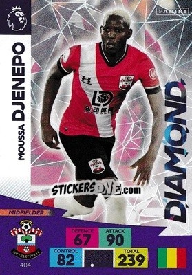 Figurina Moussa Djenepo - English Premier League 2020-2021. Adrenalyn XL - Panini