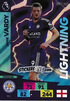 Sticker Jamie Vardy - English Premier League 2020-2021. Adrenalyn XL - Panini