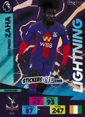 Figurina Wilfried Zaha - English Premier League 2020-2021. Adrenalyn XL - Panini