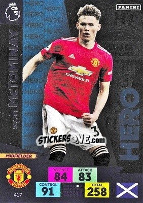 Sticker Scott McTominay - English Premier League 2020-2021. Adrenalyn XL n. 417 - Panini
