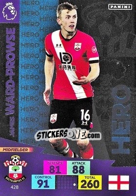Sticker James Ward-Prowse - English Premier League 2020-2021. Adrenalyn XL - Panini