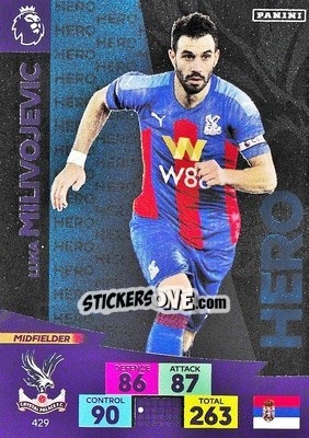 Sticker Luka Milivojevic - English Premier League 2020-2021. Adrenalyn XL n. 429 - Panini