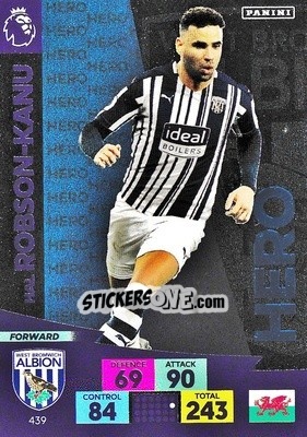 Sticker Hal Robson-Kanu - English Premier League 2020-2021. Adrenalyn XL - Panini