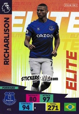 Sticker Richarlison - English Premier League 2020-2021. Adrenalyn XL n. 451 - Panini