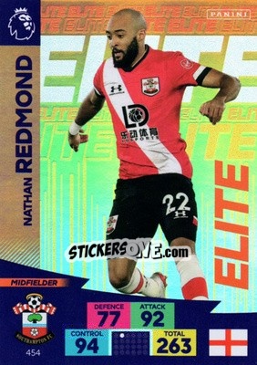 Sticker Nathan Redmond - English Premier League 2020-2021. Adrenalyn XL n. 454 - Panini