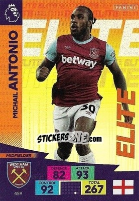 Sticker Michail Antonio - English Premier League 2020-2021. Adrenalyn XL n. 459 - Panini