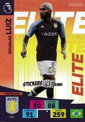 Sticker Douglas Luiz - English Premier League 2020-2021. Adrenalyn XL n. 460 - Panini