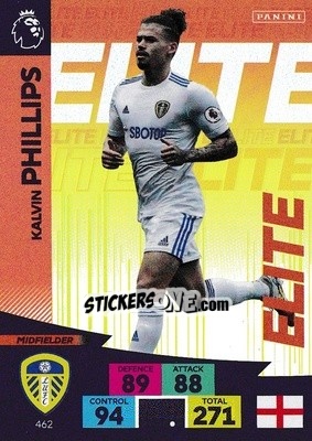 Figurina Kalvin Phillips - English Premier League 2020-2021. Adrenalyn XL - Panini