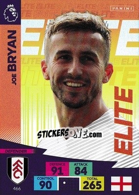 Sticker Joe Bryan - English Premier League 2020-2021. Adrenalyn XL n. 466 - Panini