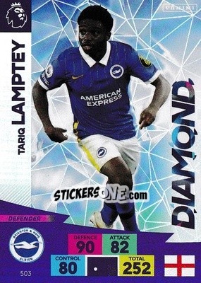 Sticker Tariq Lamptey - English Premier League 2020-2021. Adrenalyn XL n. 503 - Panini