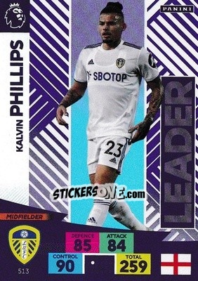 Cromo Kalvin Phillips - English Premier League 2020-2021. Adrenalyn XL - Panini