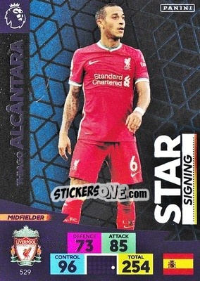 Sticker Thiago Alcántara - English Premier League 2020-2021. Adrenalyn XL - Panini