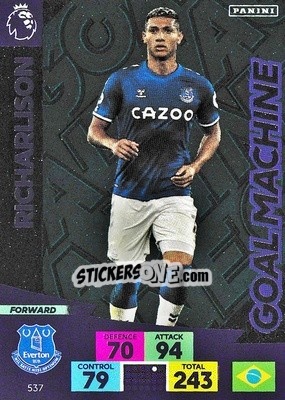 Sticker Richarlison - English Premier League 2020-2021. Adrenalyn XL n. 537 - Panini