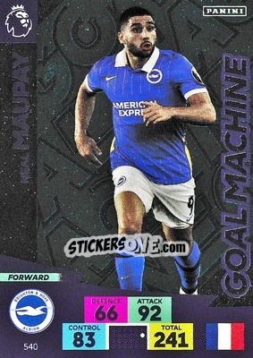 Sticker Neal Maupay - English Premier League 2020-2021. Adrenalyn XL n. 540 - Panini