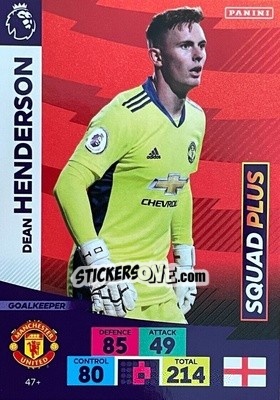 Sticker Dean Henderson - English Premier League 2020-2021. Adrenalyn XL n. PL-47 - Panini