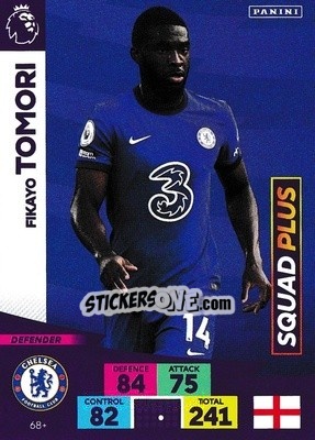 Sticker Fikayo Tomori - English Premier League 2020-2021. Adrenalyn XL - Panini