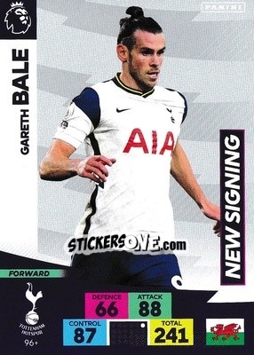 Sticker Gareth Bale - English Premier League 2020-2021. Adrenalyn XL n. PL-96 - Panini